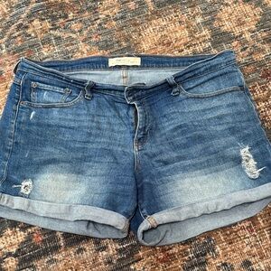 Gap Denim Blue Distressed Women's Shorts